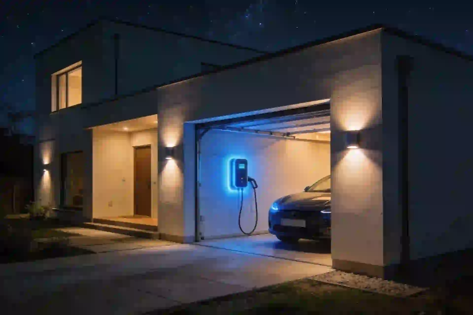Installation borne de recharge à Peyrecave